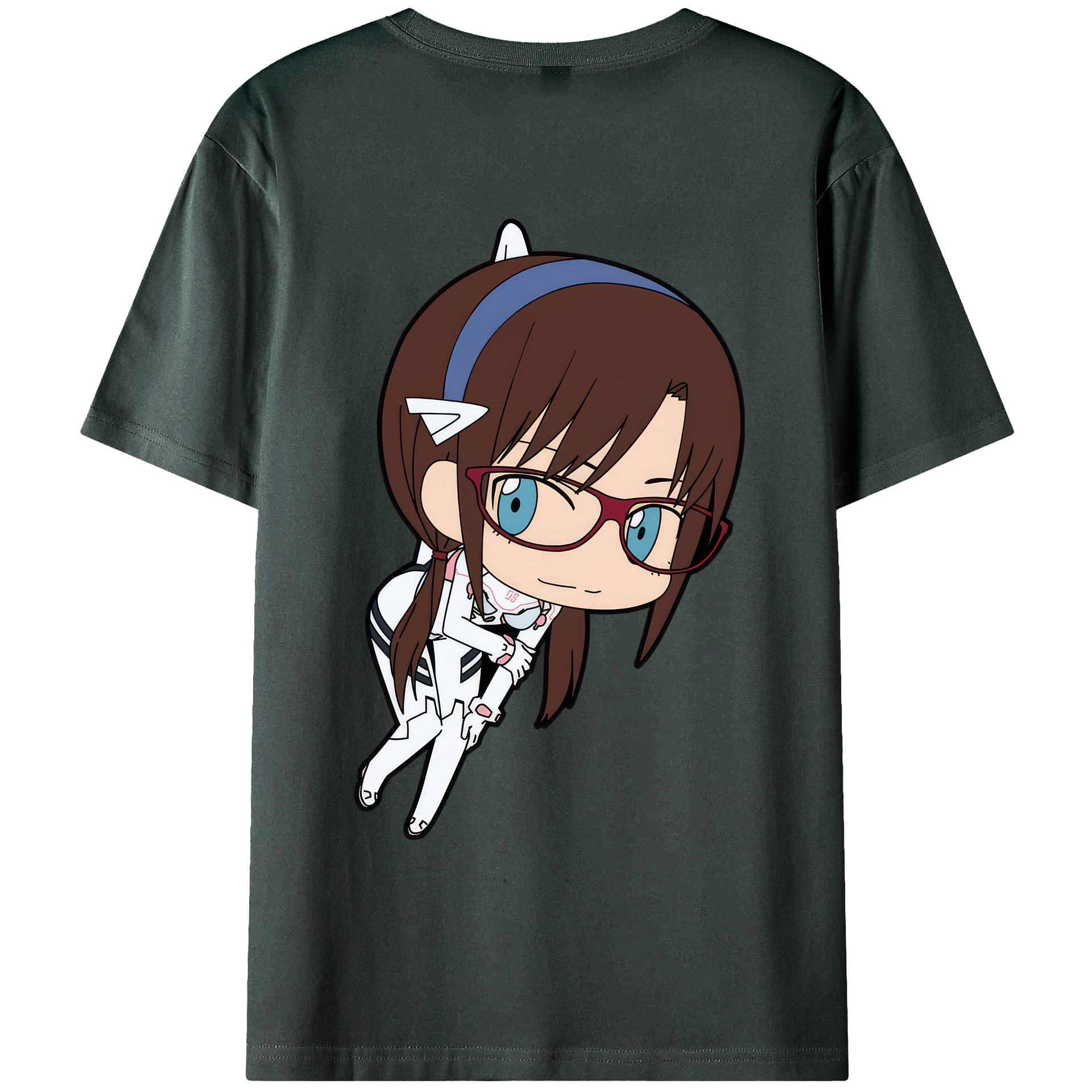 （画像用） EVA 新世紀エヴァンゲリオン 綿100％ メンズ半袖Tシャツ（バックプリント） 通気性